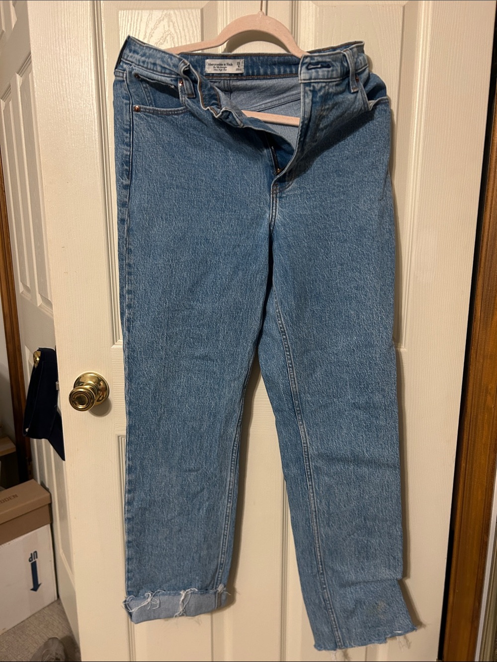 Abercrombie & Fitch Light Blue Boyfriend Jeans